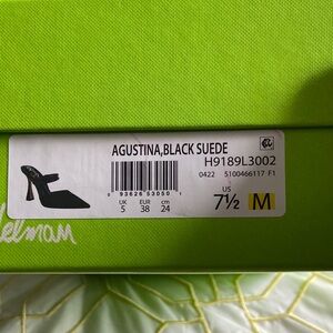 Sam Edelman Agustina Black Suede Women's Heels. Worn once. 7.5